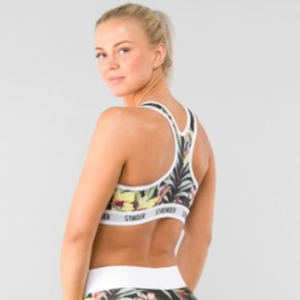 Stronger Vietnam Tropical Jungle Print Leggings and Sports Bra